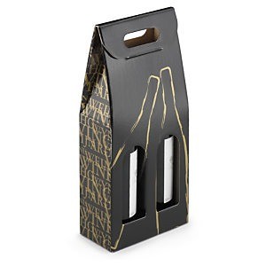 Draagkarton voor 2 flessen